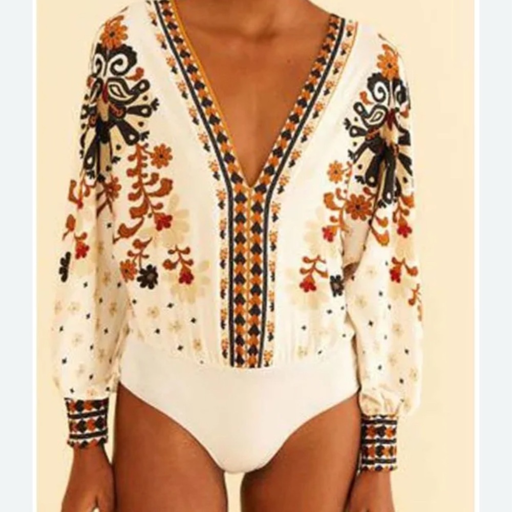 Farm Rio bodysuitDoralice size small